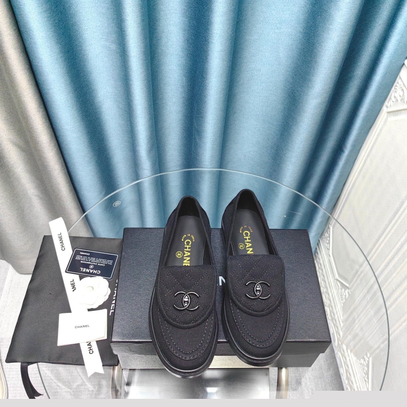 Ch*el leather shoes